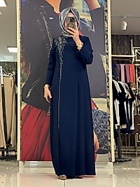 JUKİ MODA ABİYE-LACİVERT