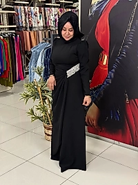 FERİHA SARIOĞLU ABİYE- SİYAH