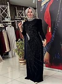 FERİHA SARIOĞLU ABİYE-  SİYAH