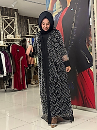 JUKİ MODA ABAYA TAKIM-SİYAH
