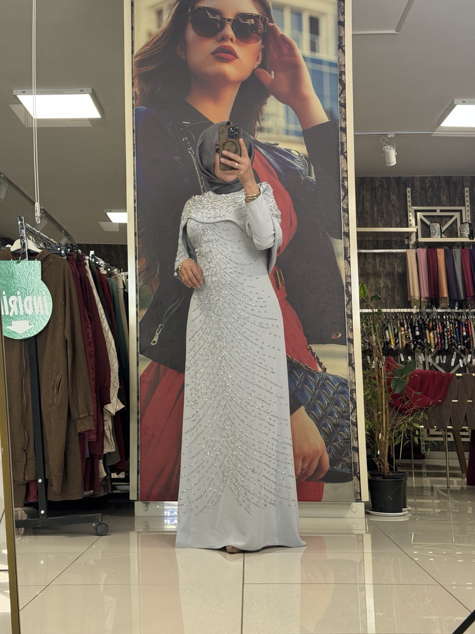 FERİHA SARIOĞLU ABİYE- GRİ